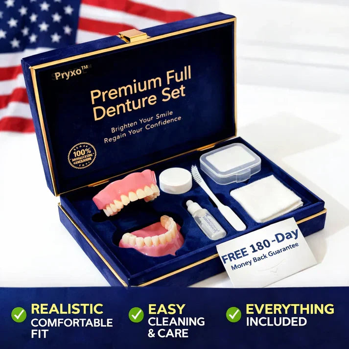 🔥3,155 sold in last 24 hours🔥⏰ Medical Full Denture with Strong Suctiond🦷Obtain American Dental Association (ADA) Certification