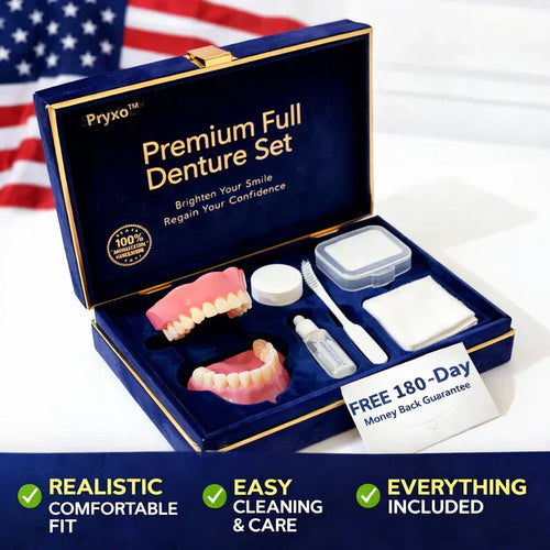 🔥3,155 sold in last 24 hours🔥⏰ Medical Full Denture with Strong Suctiond🦷Obtain American Dental Association (ADA) Certification