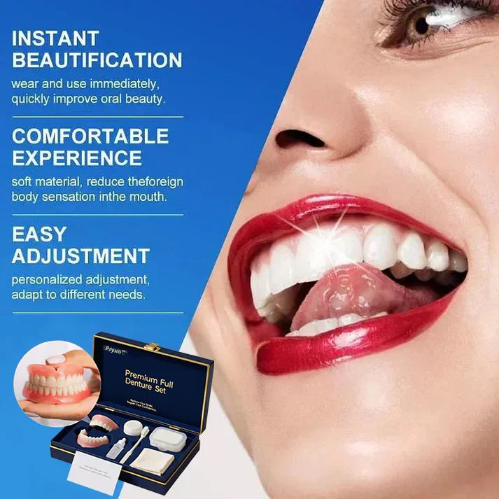 🔥3,155 sold in last 24 hours🔥⏰ Medical Full Denture with Strong Suctiond🦷Obtain American Dental Association (ADA) Certification