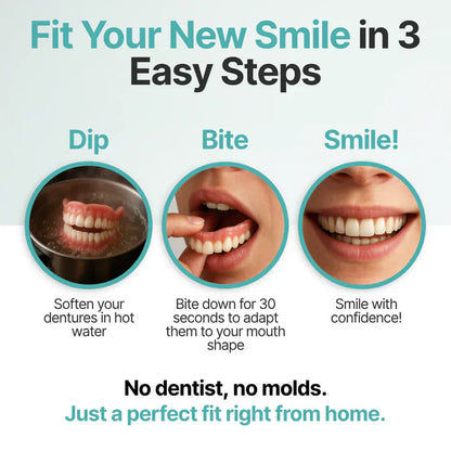 🔥3,155 sold in last 24 hours🔥⏰ Medical Full Denture with Strong Suctiond🦷Obtain American Dental Association (ADA) Certification